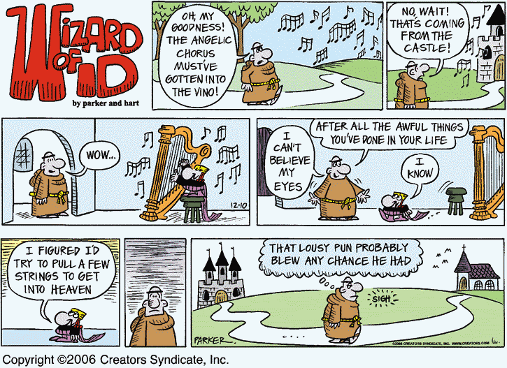 Dailystrips For Sunday December 10 2006   Wizard Of Id 2006.12.10 